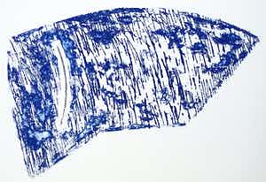 Marije Romme - Zonder titel II, aquatint ets (groot) verkocht voor € 50!