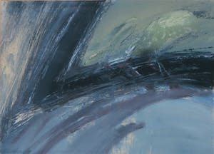 Wim de Bruin - Acryl op papier, Abstract - Ingelijst kopen? Bied vanaf 1!