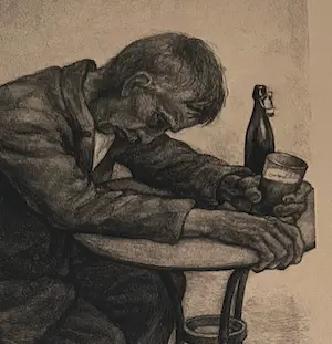 Aart van Dobbenburgh - De drinker kopen? Bied vanaf 95!