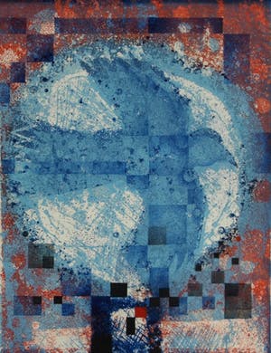 Anne Huitema - (1941-2012): Ets, “Vlucht” – eigen druk – oplage 50 ex. kopen? Bied vanaf 35!