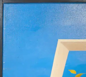 Piet de Walle - Olieverf op doek, Raamvertelling - Ingelijst kopen? Bied vanaf 1!