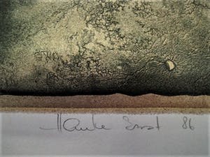 Ernst Hanke - Intrigerende Litho - E.A. exemplaar- Marmor, Eisen ... - gesigneerd kopen? Bied vanaf 10!
