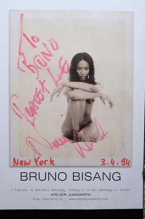 Curiosa - Bruno Bisang - Original Exposition Poster - Model Naomi Campbell kopen? Bied vanaf 50!
