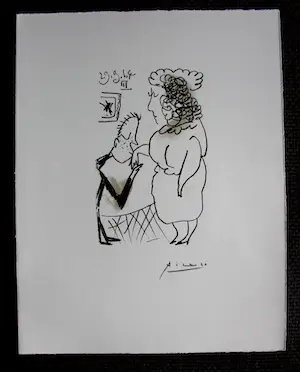 Pablo Picasso - litho uit Le Gout du Bonheur" - 1970 kopen? Bied vanaf 75!