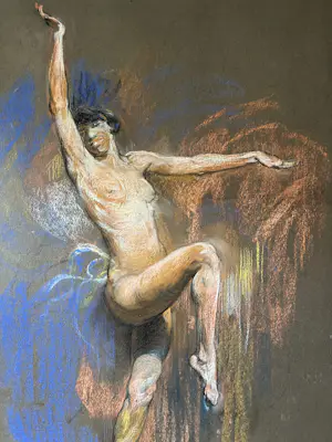 Edmond De Maertelaere - Danseres - gemengde techniek kopen? Bied vanaf 450!