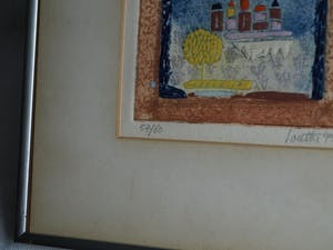 Louttre B. - ps. van Marc-Antoine Bissière (1926-2012) – Reliëfets , Zonder titel – ca 1970 kopen? Bied vanaf 50!