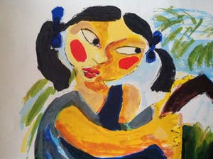 John Lie a Fo - Meisje met beeld kopen? Bied vanaf 20!