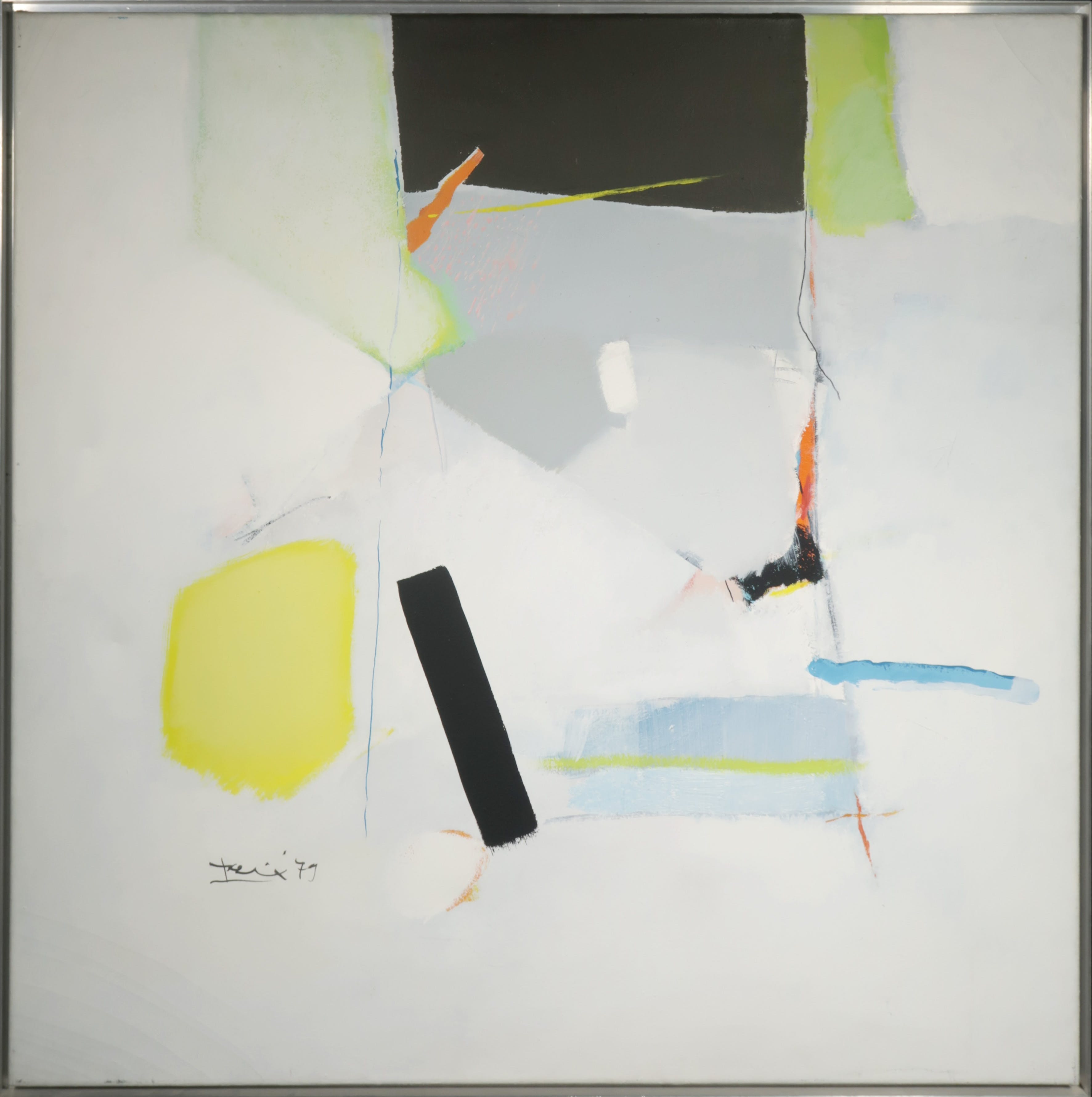 Felix van de Beek - Acryl op doek, Lente - Ingelijst verkocht voor € 180!