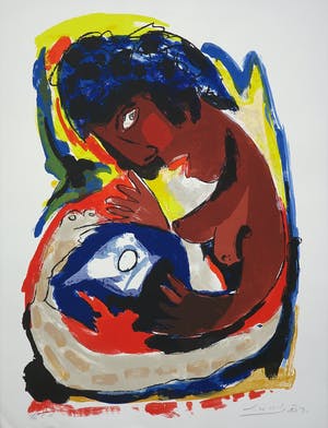 John Lie a Fo - Zeefdruk, Zonder titel kopen? Bied vanaf 1!