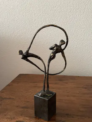 Ger van Tankeren - Beeld Heart to Heart Oneindige liefde, gesigneerd kopen? Bied vanaf 55!