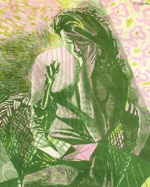 Nicolaas Wijnberg - B9237-1, Brieflezende dame verkocht voor € 40!