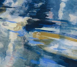 Henk Speth - Olieverf op doek, Op grote diepte kopen? Bied vanaf 1!