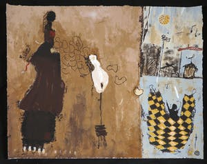 Liesbeth Rahder - Zeefdruk op geschept papier, In the mood for II kopen? Bied vanaf 1!
