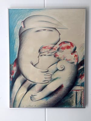 Jorg Reme - Lithografie, Ingelijst kopen? Bied vanaf 40!