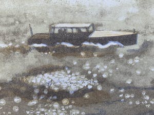 Hans Koopman - kleurenlitho - 'Watertaxi' - Oplage 30 exemplaren (Eigen druk) kopen? Bied vanaf 70!