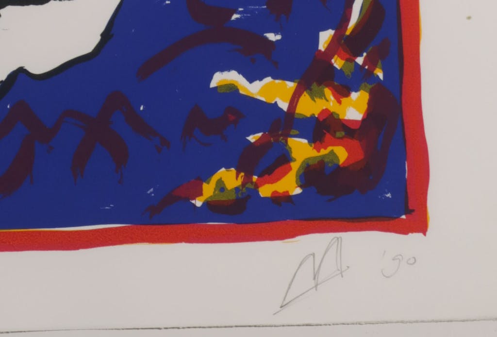 Bea Wind - Bea Wind: Zeefdruk, Z.T. - Ingelijst kopen? Bied vanaf 1!