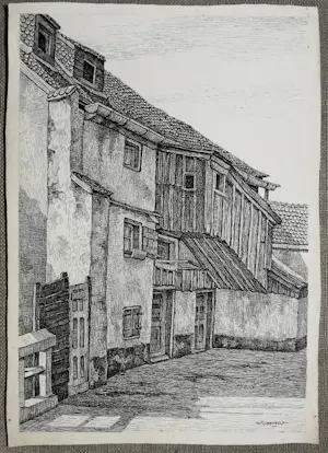 Henri von Rupprecht - Pentekening kopen? Bied vanaf 10!