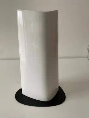 KPM Berlin - Fraaie zware modernistische vaas "Rhombus" Annelies Rudolph 1959 kopen? Bied vanaf 35!