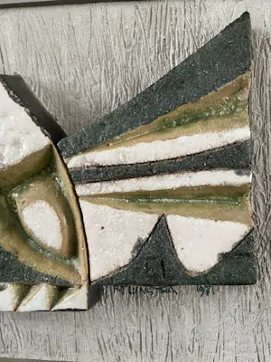 Frans Tuinstra - Abstract keramisch wand reliëf kopen? Bied vanaf 85!