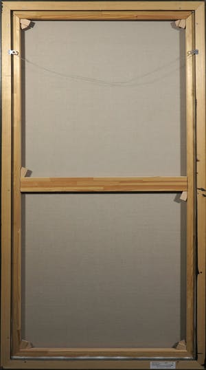 Arty Grimm - Olieverf op doek, Gele Tulp - Ingelijst (Zeer groot) kopen? Bied vanaf 400!