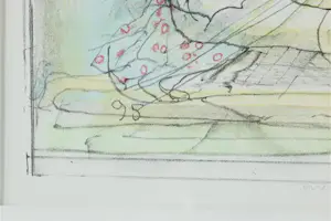 Co Westerik - Ingelijste kleurenlitho: "Am Waldrand" - 1995 (nette lijst!) kopen? Bied vanaf 225!