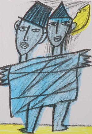 Corneille - Zeefdruk, Les deux amis kopen? Bied vanaf 70!