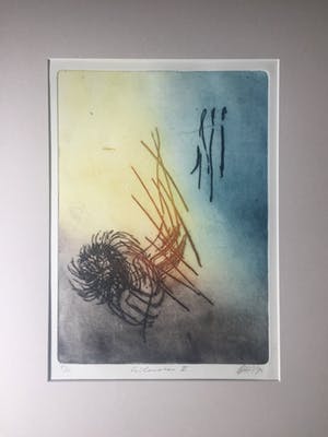 Ad Arma - "Eilanden 5" - Ets, Ingelijst, Oplage van slechts 5 stuks kopen? Bied vanaf 120!