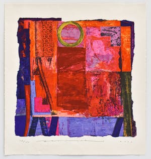 Jos Verwiel - Abstract rood II kopen? Bied vanaf 50!