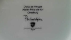 Plateelfabriek Schoonhoven N.V. - Philadelphia 3 borden kopen? Bied vanaf 18!