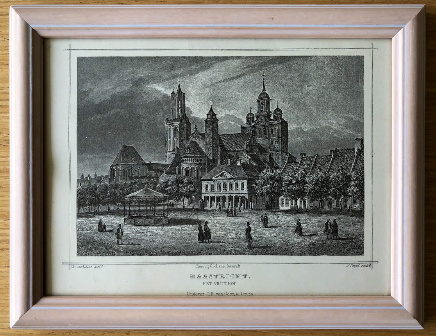 Chr. Schuler - Maastricht. Het Vrijthof. verkocht voor € 1!