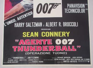Curiosa - Italiaans filmaffiche: James Bond 007, Thunderball, Sean Connery (1965) kopen? Bied vanaf 1!