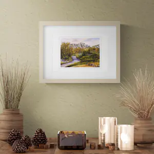 Jean-Jacques Marie - Au pied des Baux de Provence en automne. Numérotée 1/85 et signée kopen? Bied vanaf 50!