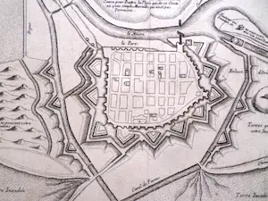 Niet of onleesbaar gesigneerd - J.B. Nolin - Nieuport ville forte et Port du Comté de Flandre (...) - ca. 1700 kopen? Bied vanaf 1!