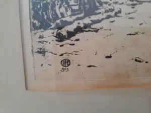 Herman Heuff - winterlandschap kopen? Bied vanaf 30!