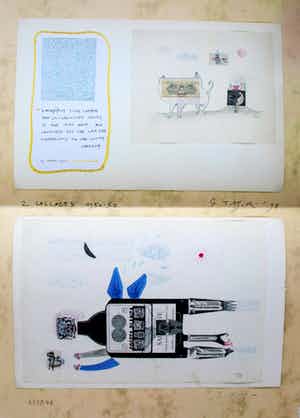 Shinkichi Tajiri - offset print: jaarprent bonnefantenmuseum - 1989 verkocht voor € 75!