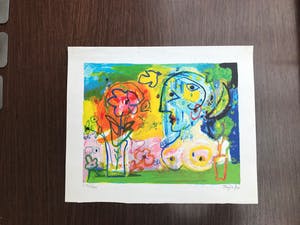 Hans Truijen - Litho, vrouw en vaas kopen? Bied vanaf 100!