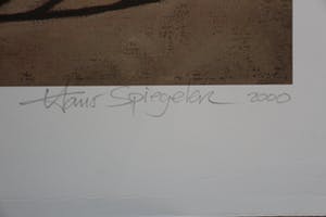 Hans Spiegeler - Zeefdruk - 2000 kopen? Bied vanaf 45!