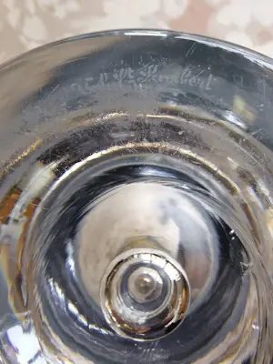 Val-Saint-Lambert - Zware kristallen vaas VSL kopen? Bied vanaf 80!