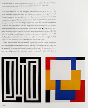 Siep van den Berg - Geometrische compositie, olieverf (mooi ingelijst, zeer groot!) kopen? Bied vanaf 1!