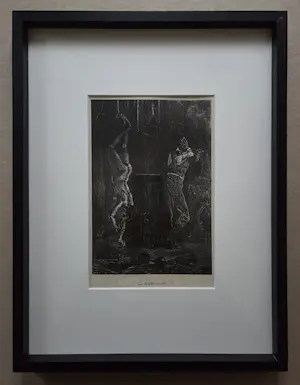 Felicien Rops - La Repetition. Dame aan trapeze. kopen? Bied vanaf 79!