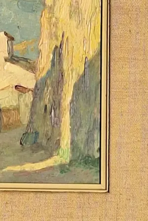 Willem Knip - Mediterraanse voorstelling - Dorpsgezicht kopen? Bied vanaf 185!