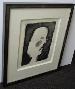 Lucebert - Ingelijste inkttekening - 1964 (nieuwe lijst!) kaufen? Bieten Sie von 895!