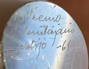 Nuutajarvi - vintage Jaakko Niemi hartvaas uit 1961 kopen? Bied vanaf 42!