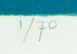 Maria Megens - Zeefdruk, Zonder titel - Ingelijst kopen? Bied vanaf 100!