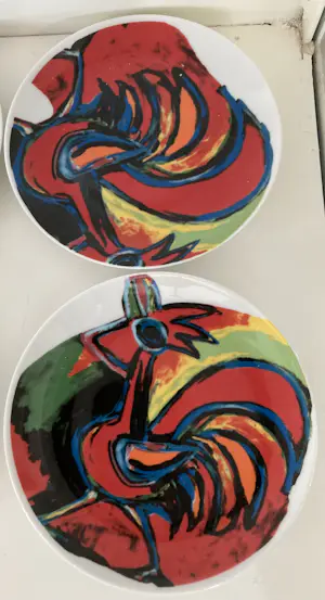 Maya Wildevuur - 12 delig servies Kippen kopen? Bied vanaf 35!