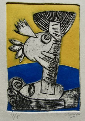 Corneille - Effervescence de l’Eté - Aquagravure kopen? Bied vanaf 495!