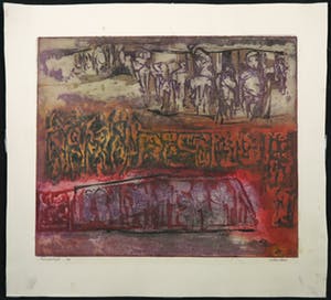 Henk Vierveijzer - Kleurenets en aquatint, Figuurstudie kopen? Bied vanaf 1!