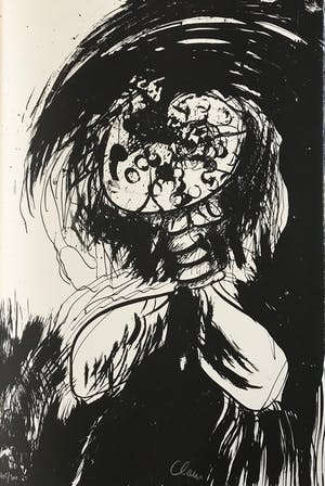 Hugo Claus - Kleurenlitho - Fuga - Winter 2 - 1979 - 105/300 kopen? Bied vanaf 65!
