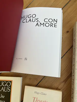 Hugo Claus - Set van 4 boeken: Hugo Claus Imagier + Bozar catalogus + Thyeste + Cobra Roman kopen? Bied vanaf 75!