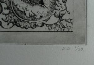 Ab Steenvoorden - Ets , Metamorfose van Granya – Surrealistische voorstelling, 1972 - 21½ x 25 cm kopen? Bied vanaf 1!